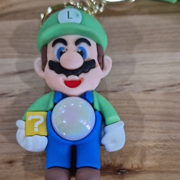 Super Mario Bro. Luigi Keychain/ Bag Pendant - Picture 2 of 6